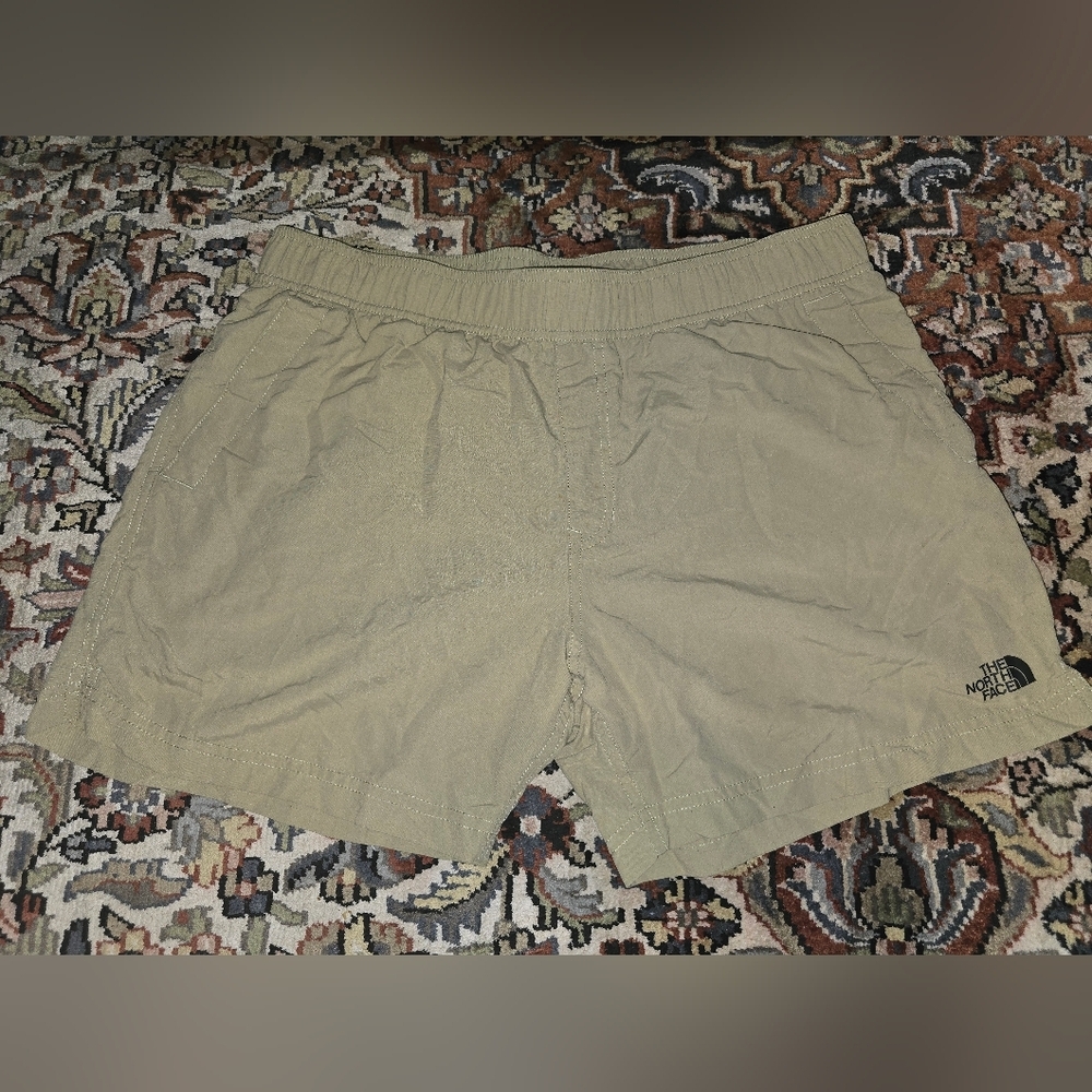 The North Face Men's Olive/Tan Performance Hiking Shorts